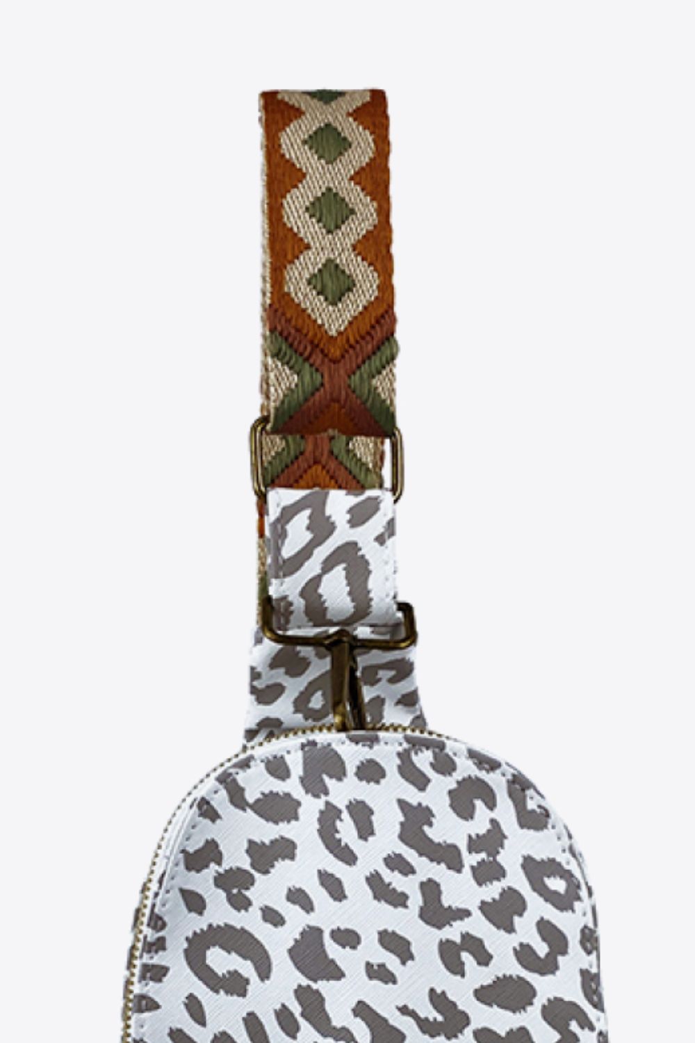 Printed PU Leather Sling Bag - Lecatta