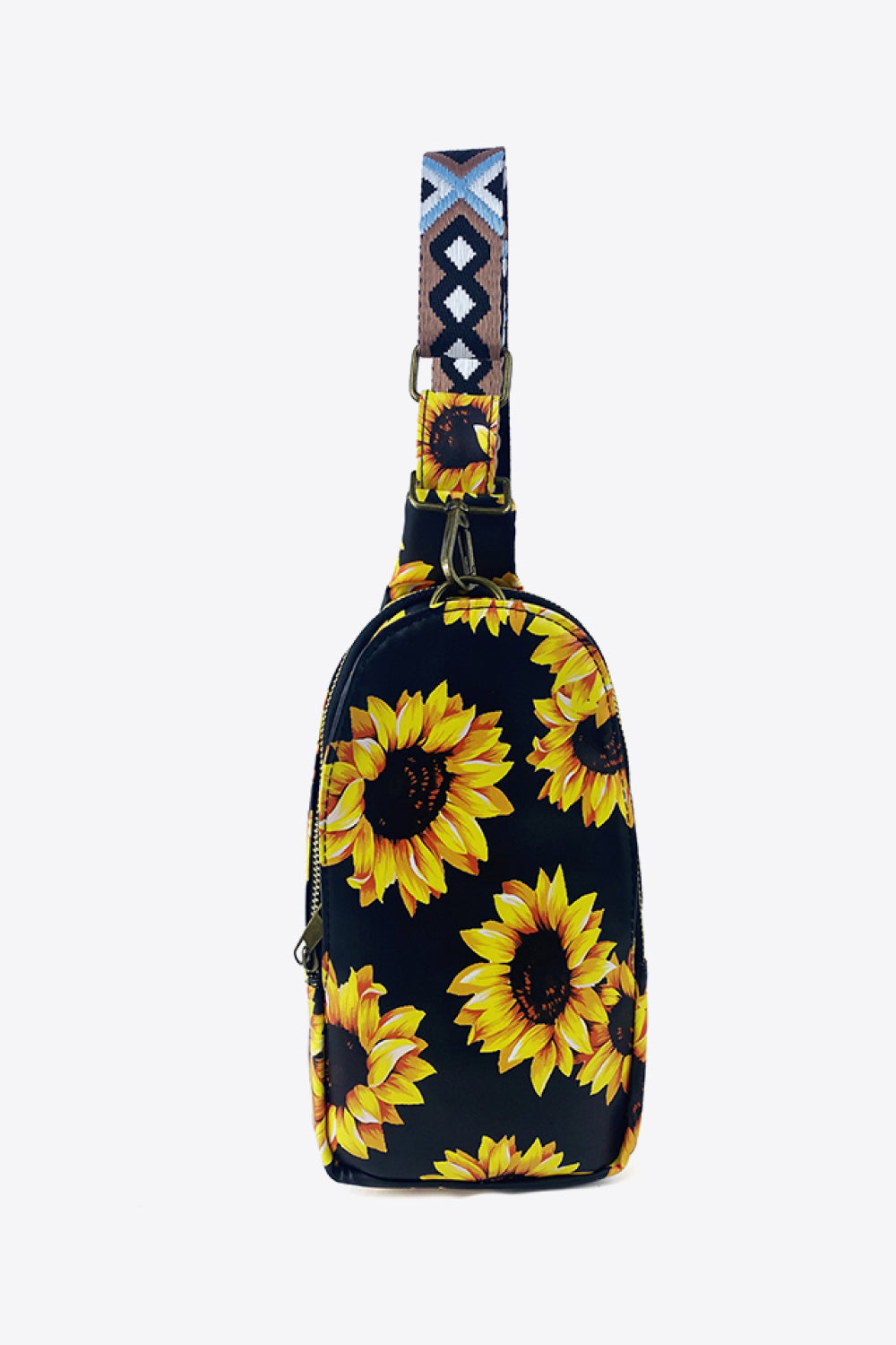 Printed PU Leather Sling Bag - Lecatta