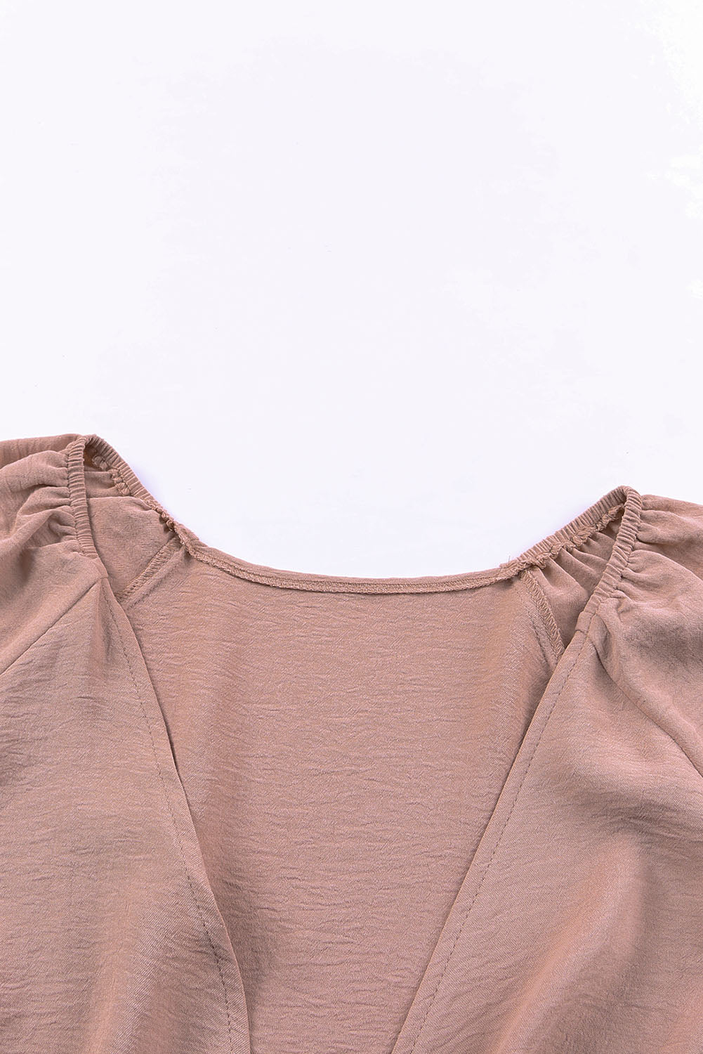 Tied Flounce Sleeve Plunge Romper - Lecatta