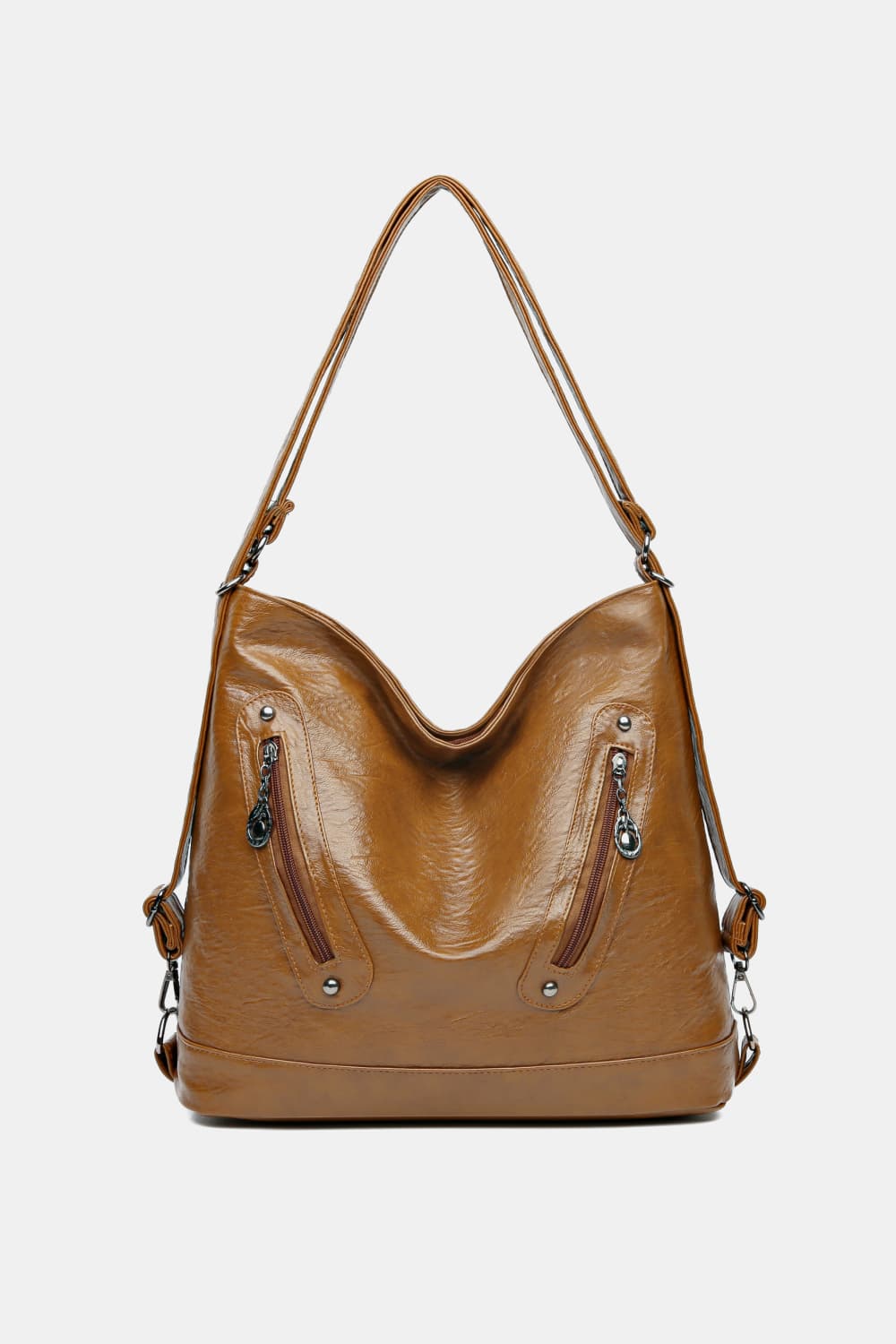 PU Leather Shoulder Bag - Lecatta