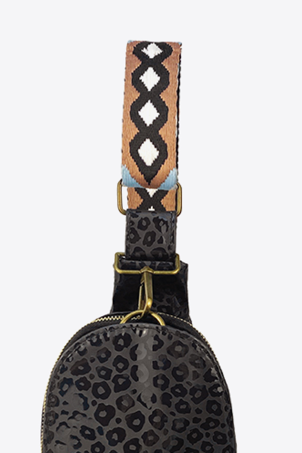 Printed PU Leather Sling Bag - Lecatta