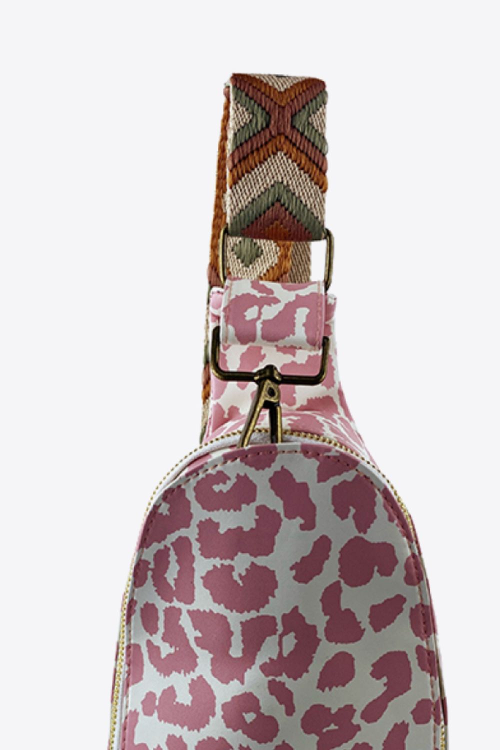 Printed PU Leather Sling Bag - Lecatta