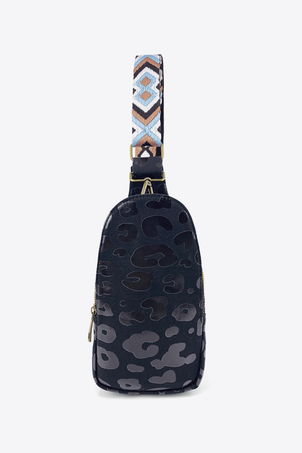 Printed PU Leather Sling Bag - Lecatta
