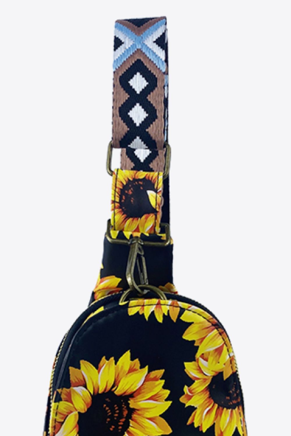 Printed PU Leather Sling Bag - Lecatta