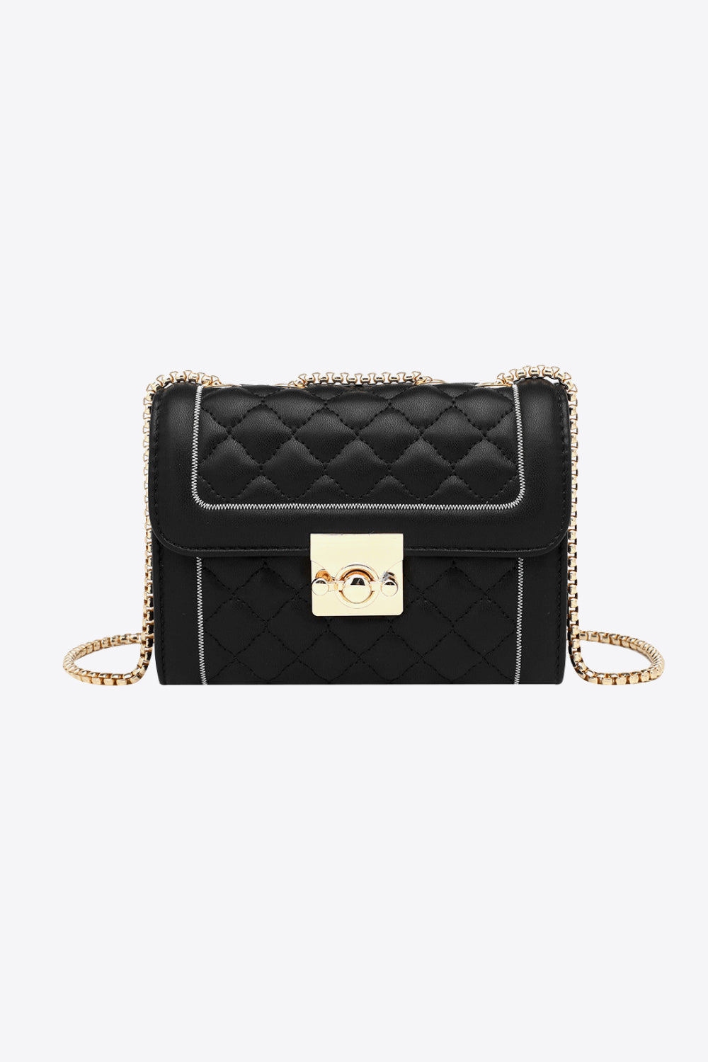 PU Leather Crossbody Bag - Lecatta