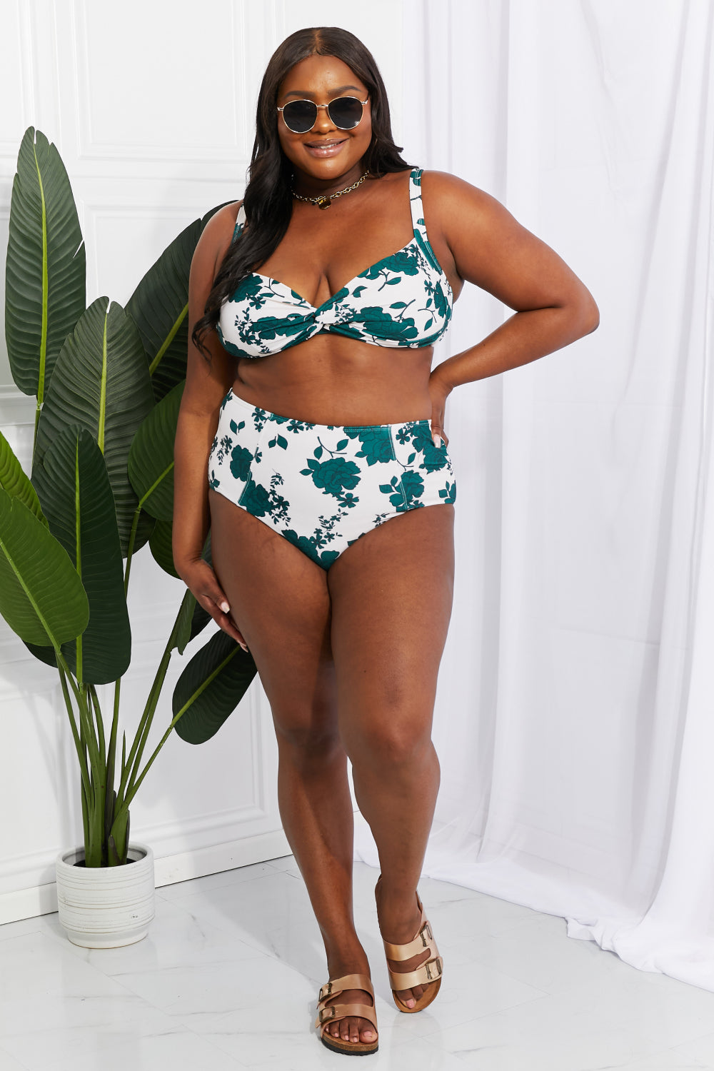 High-Rise Bikini in Forest - Lecatta