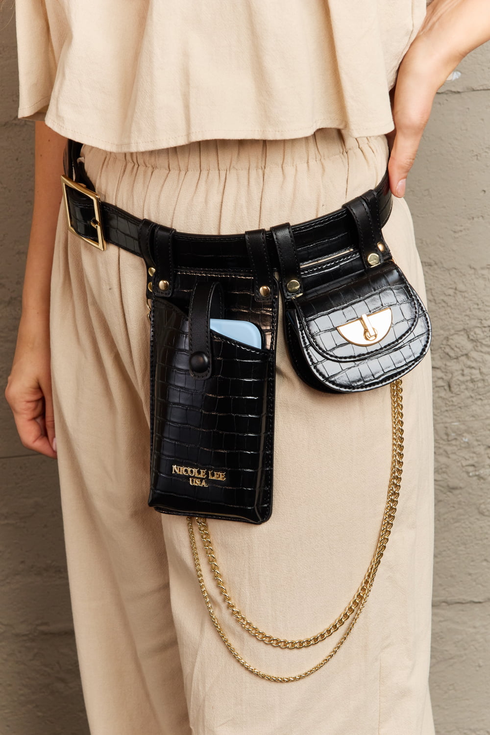 Nicole Lee USA Aurelia Belt Bag - Lecatta