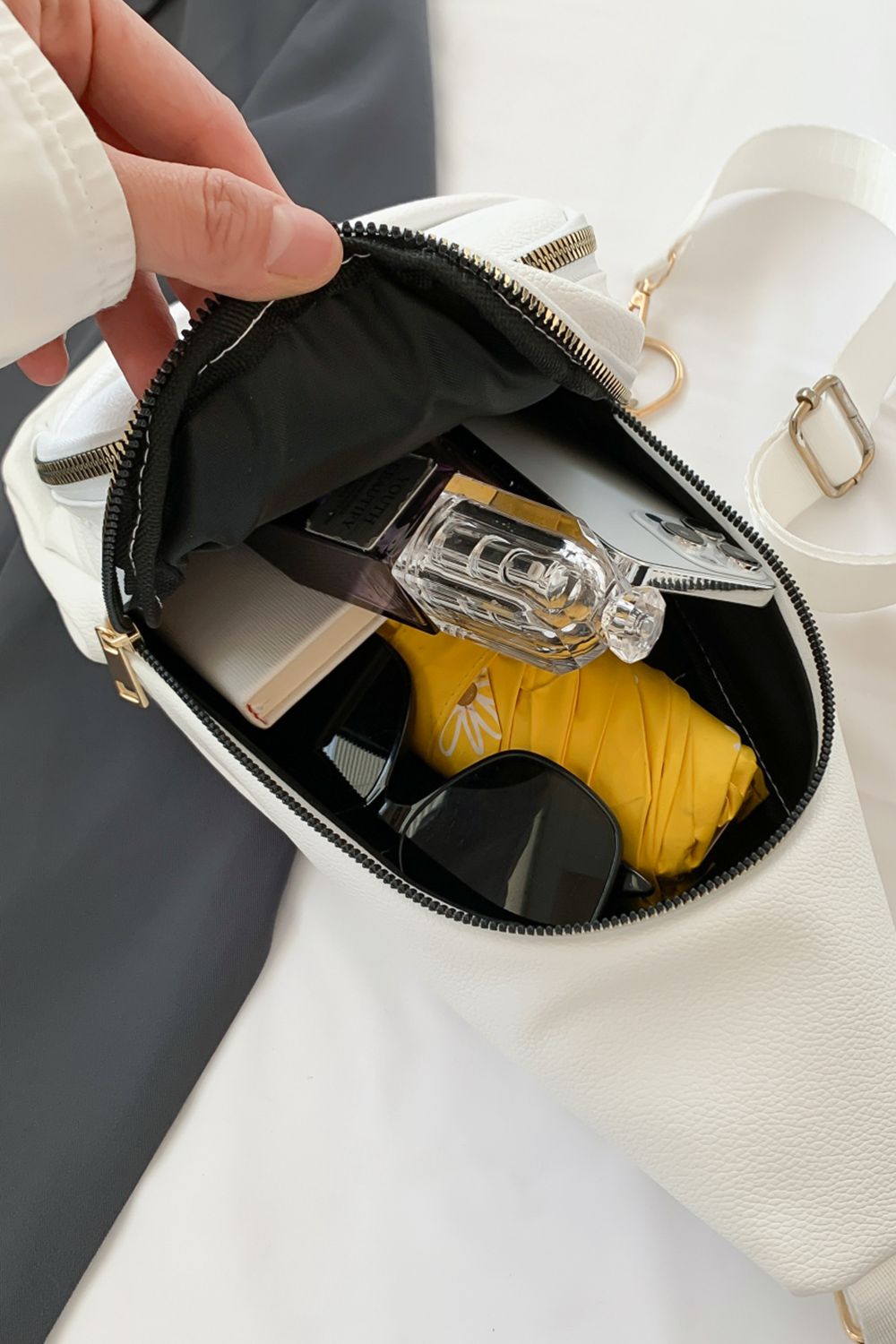 PU Leather Sling Bag - Lecatta