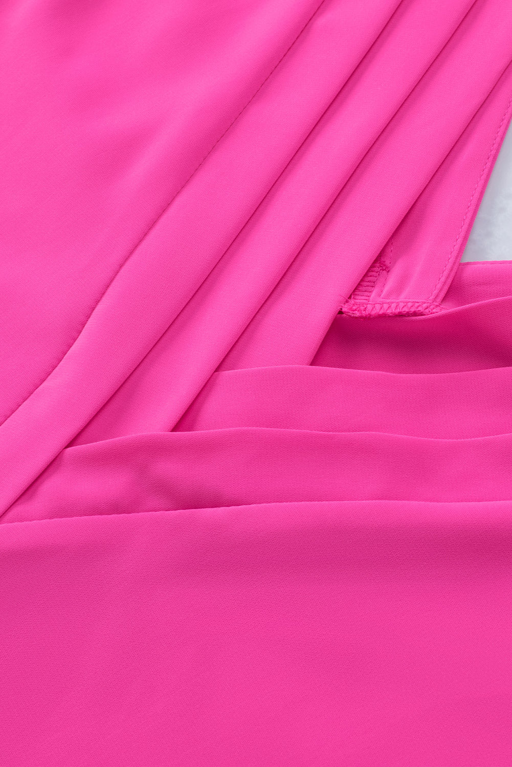 V-Neck Pleated Detail Tank - Lecatta