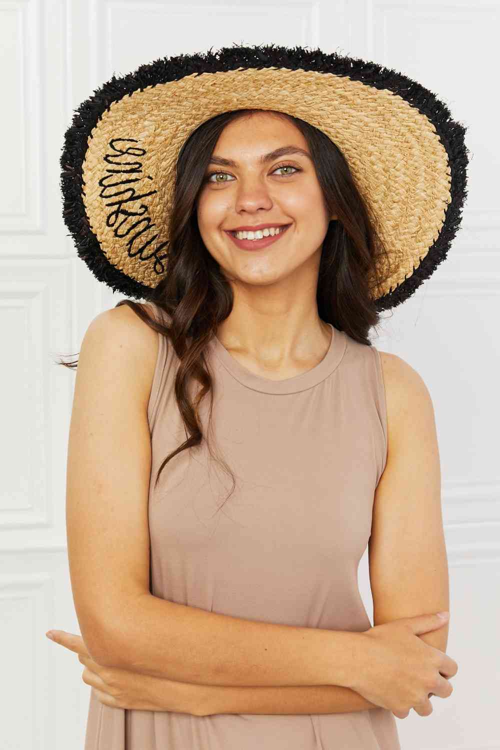 Straw Fringe Hat