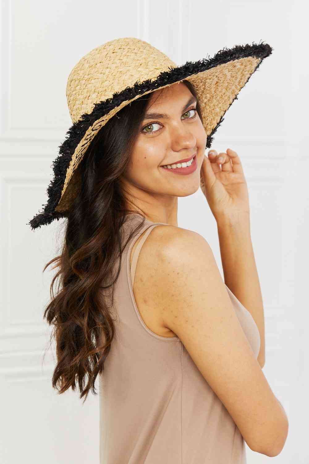 Straw Fringe Hat