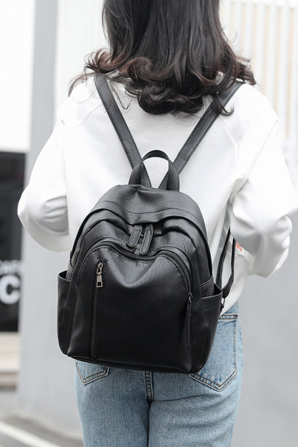 PU Leather Backpack - Lecatta