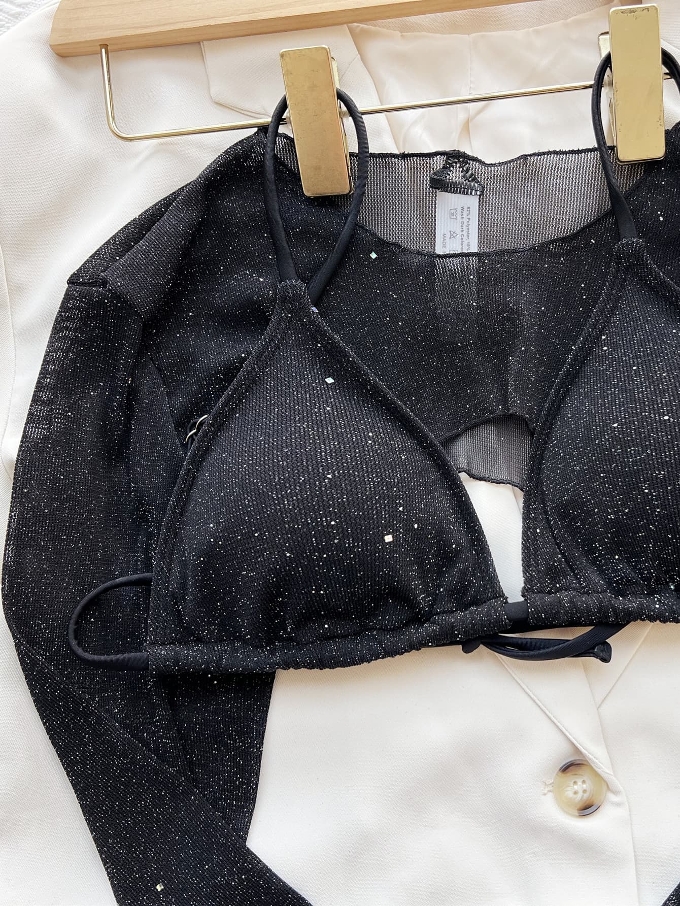 Glitter Three-Piece Swim Set - Lecatta