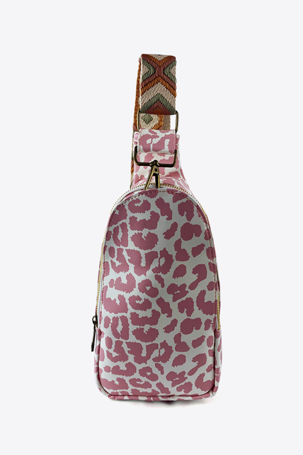 Printed PU Leather Sling Bag - Lecatta