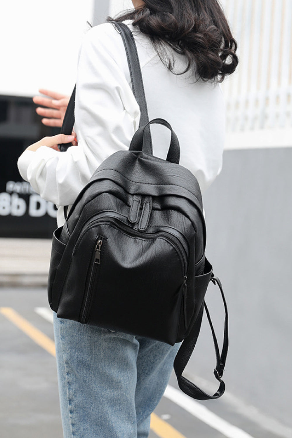PU Leather Backpack - Lecatta