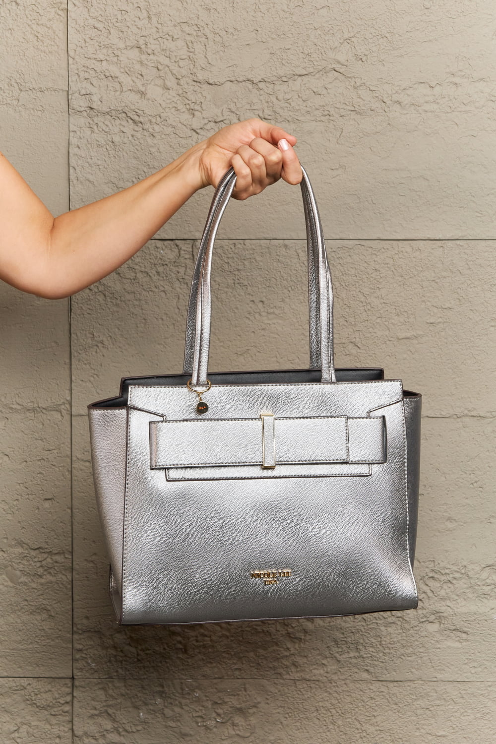 Nicole Lee USA Regina 3-Piece Satchel Bag Set - Lecatta