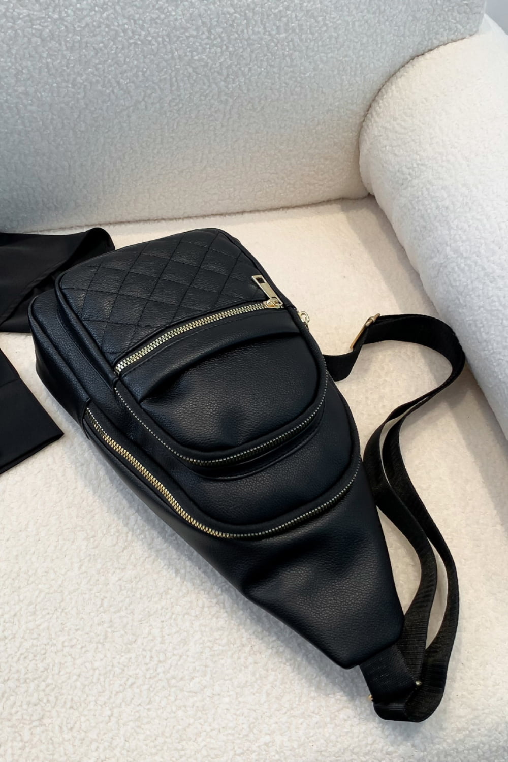 PU Leather Sling Bag - Lecatta
