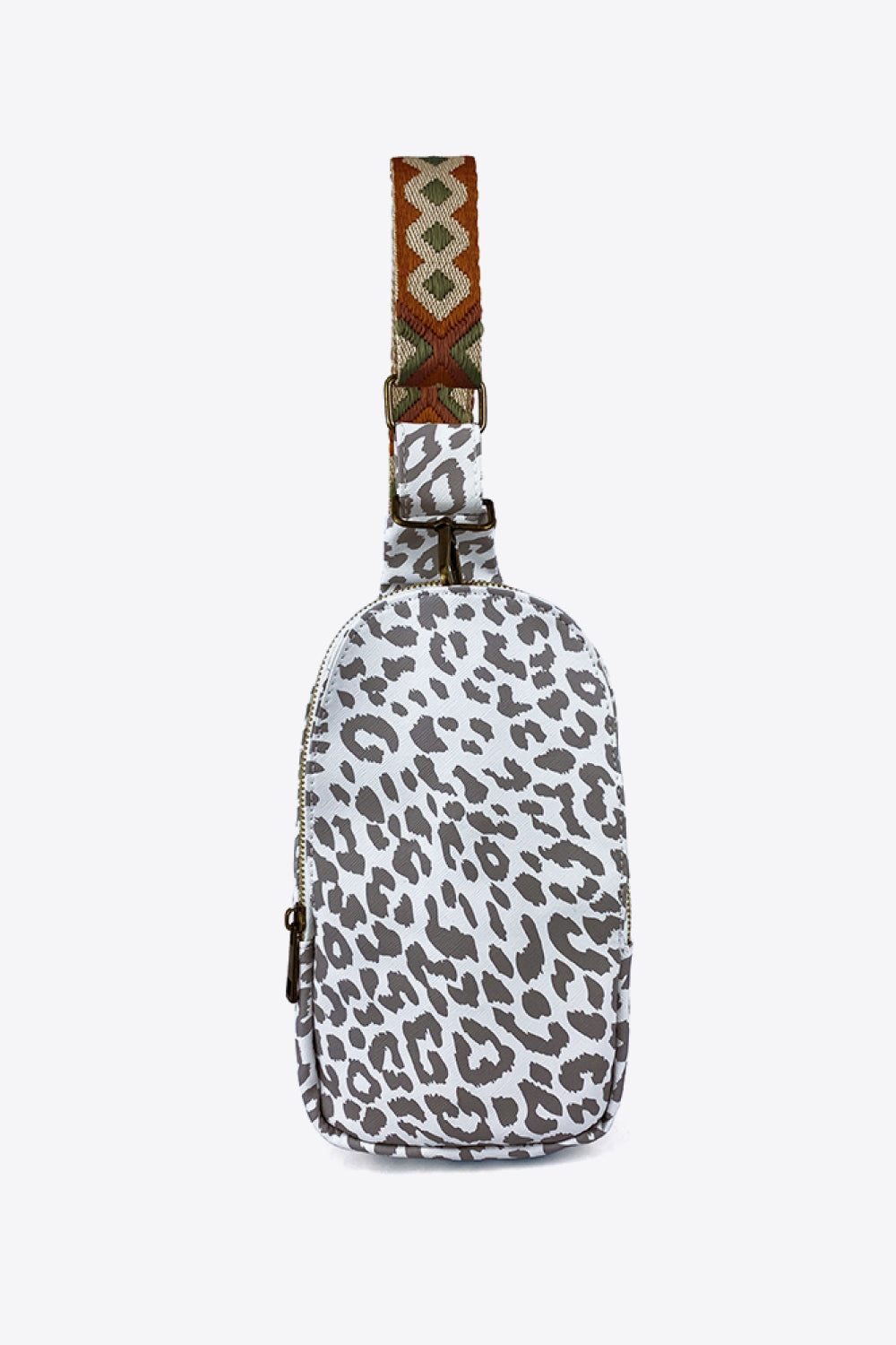 Printed PU Leather Sling Bag - Lecatta
