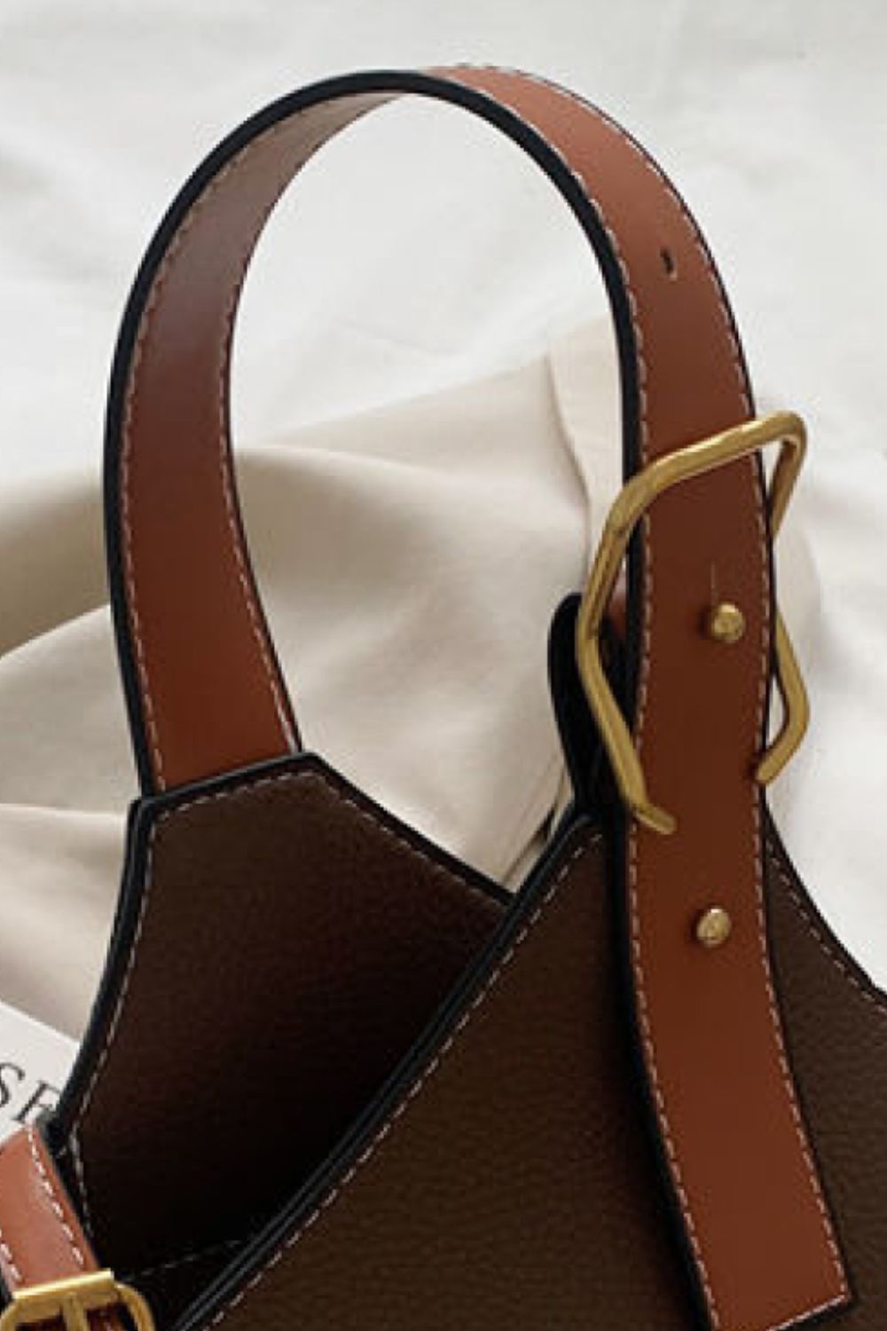 Fashion PU Leather Bucket Bag - Lecatta