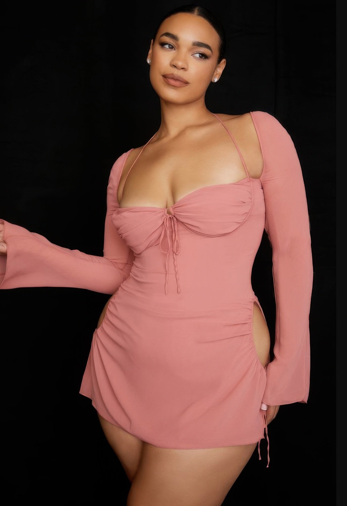 Peek Hole Mini Dress