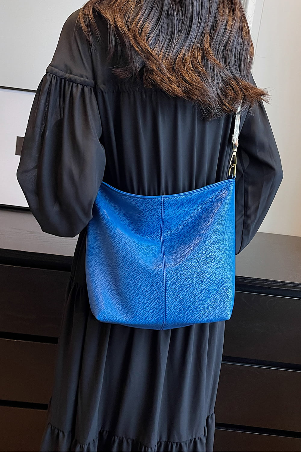 PU Leather Shoulder Bag - Lecatta