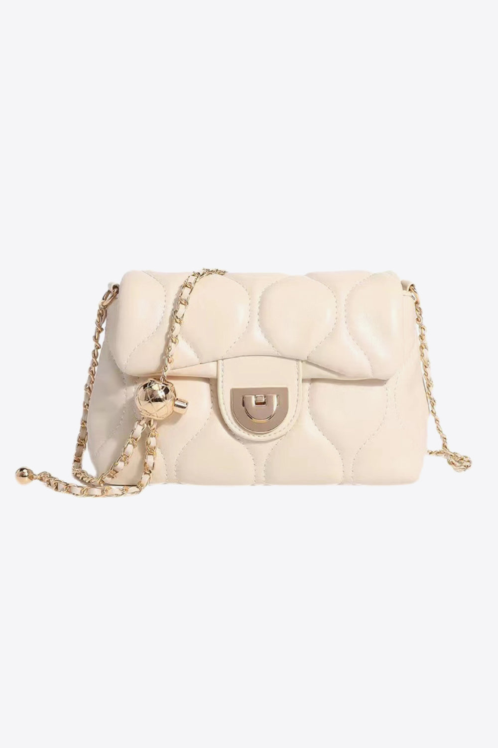 PU Leather Adjustable Chain Crossbody Bag - Lecatta