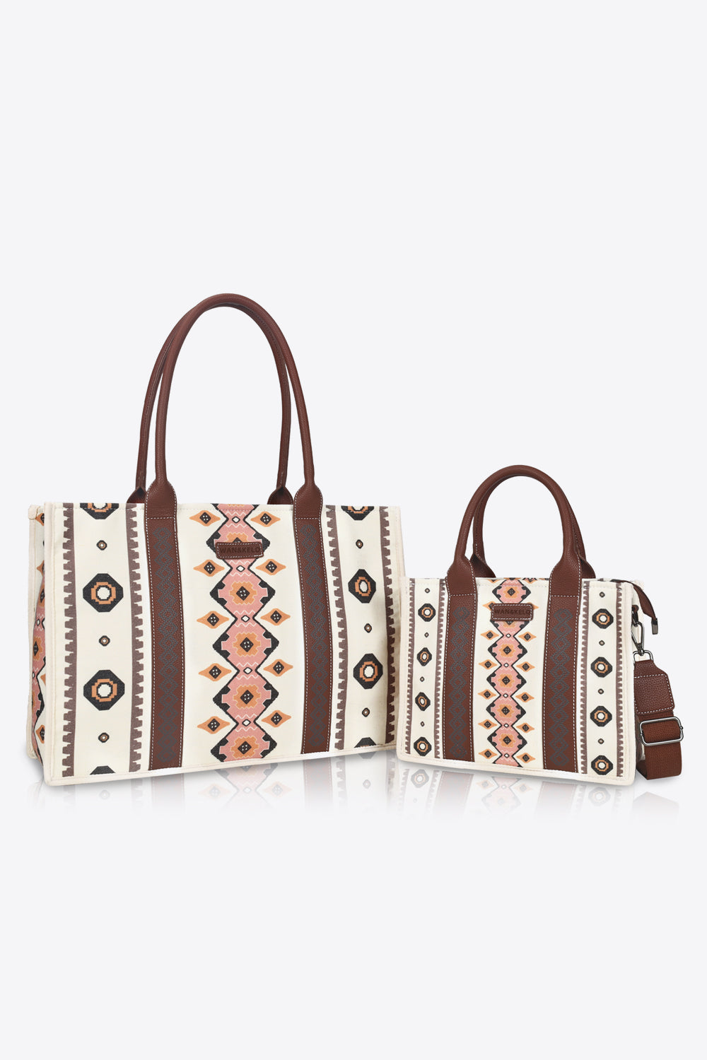 Printed faux Leather Shoulder Bag