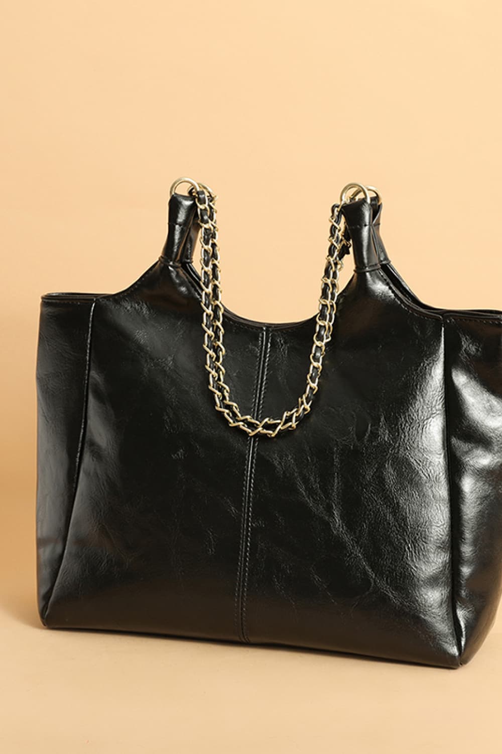 Vegan Leather Tote Bag