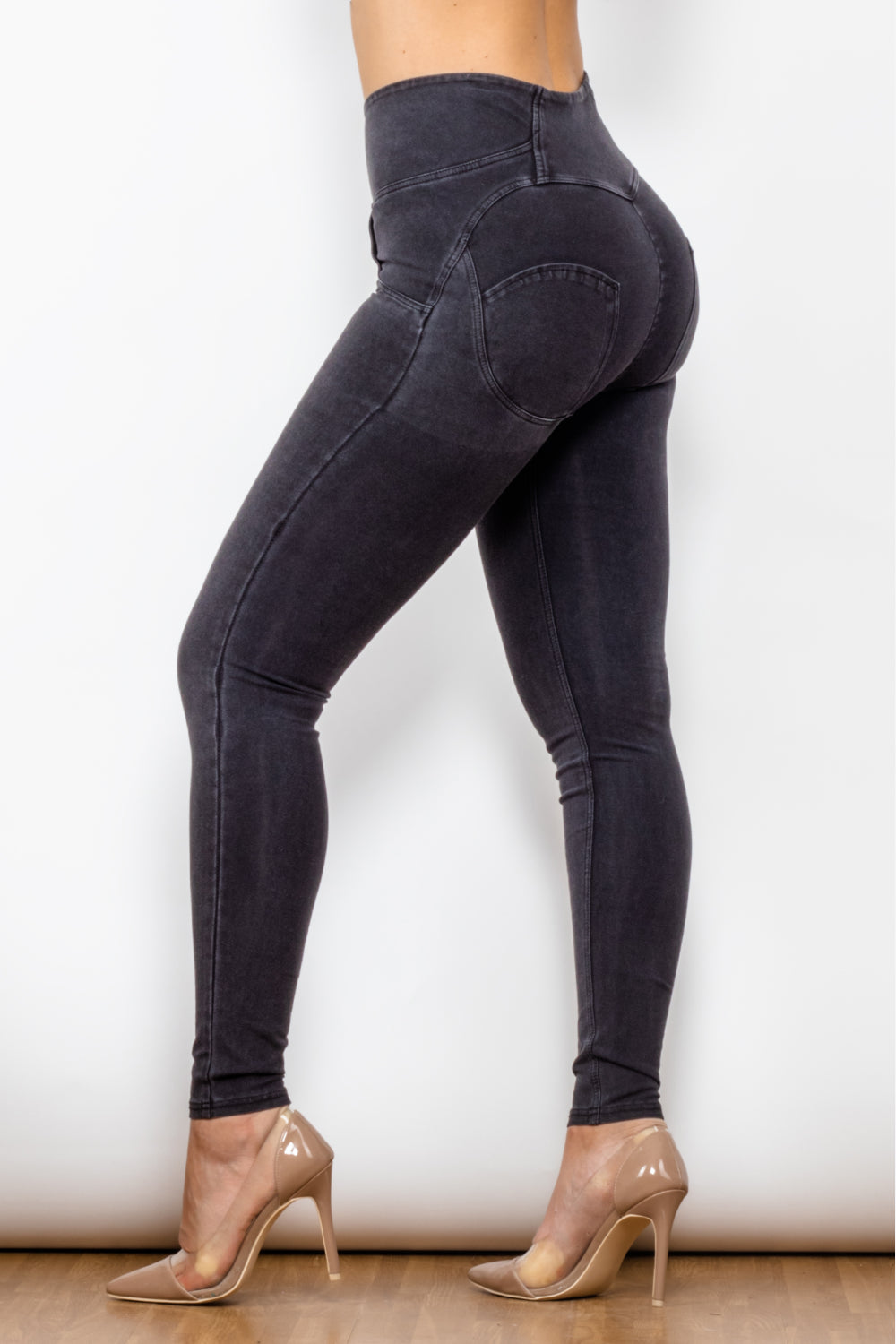 Zip Closure Skinny Jeans - Lecatta