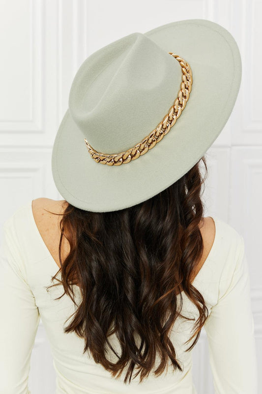Fame Keep Your Promise Fedora Hat in Mint - Lecatta