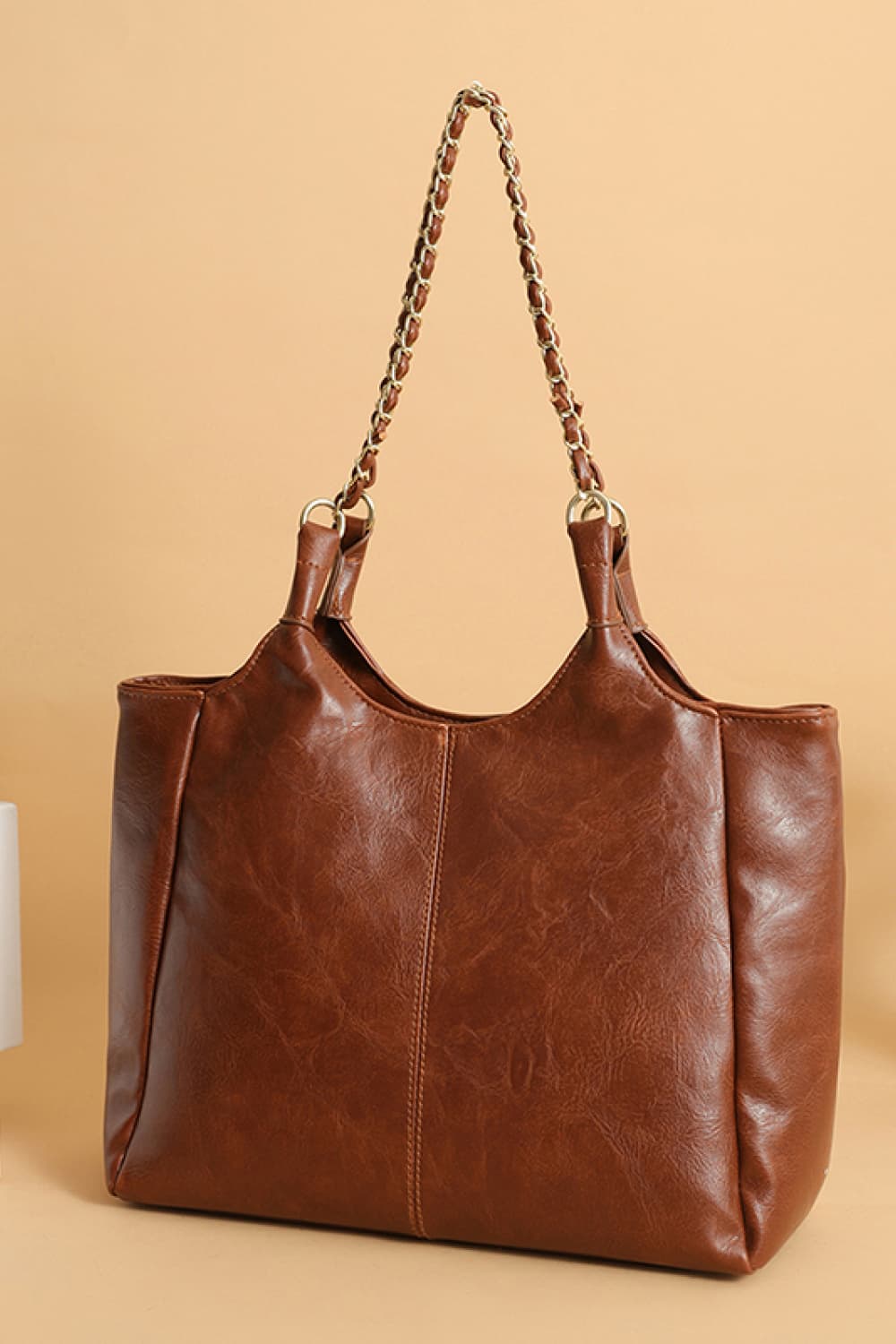 Vegan Leather Tote Bag