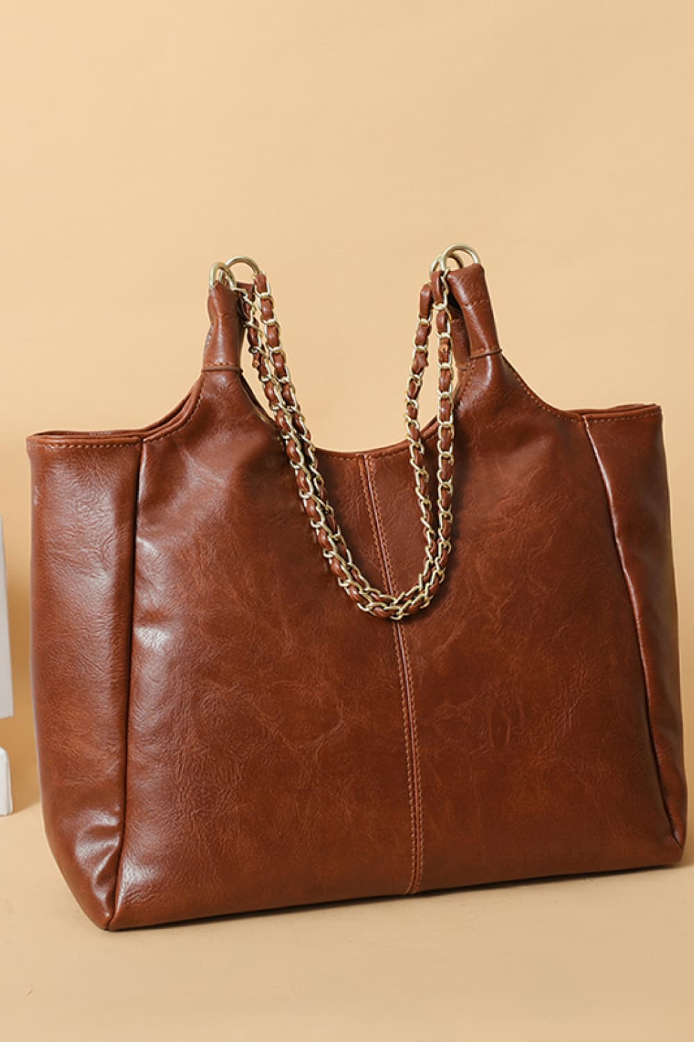 Vegan Leather Tote Bag