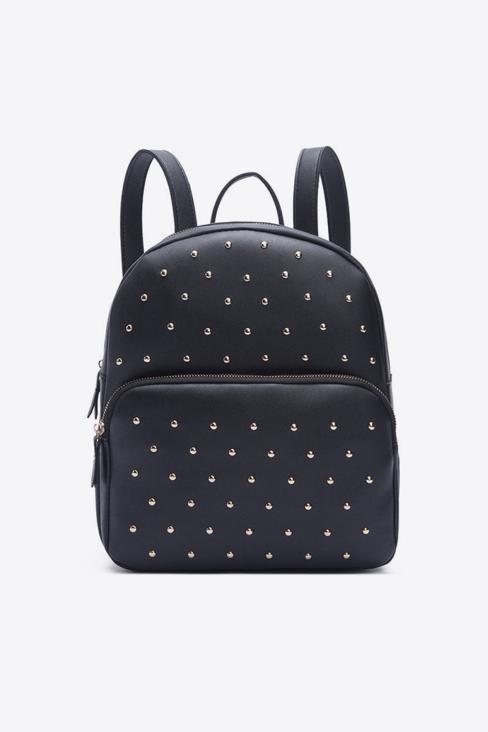 Studded PU Leather Backpack - Lecatta